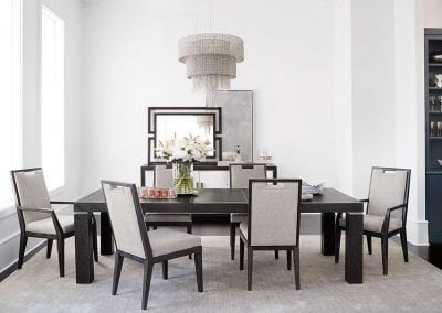 Dining room with chairs